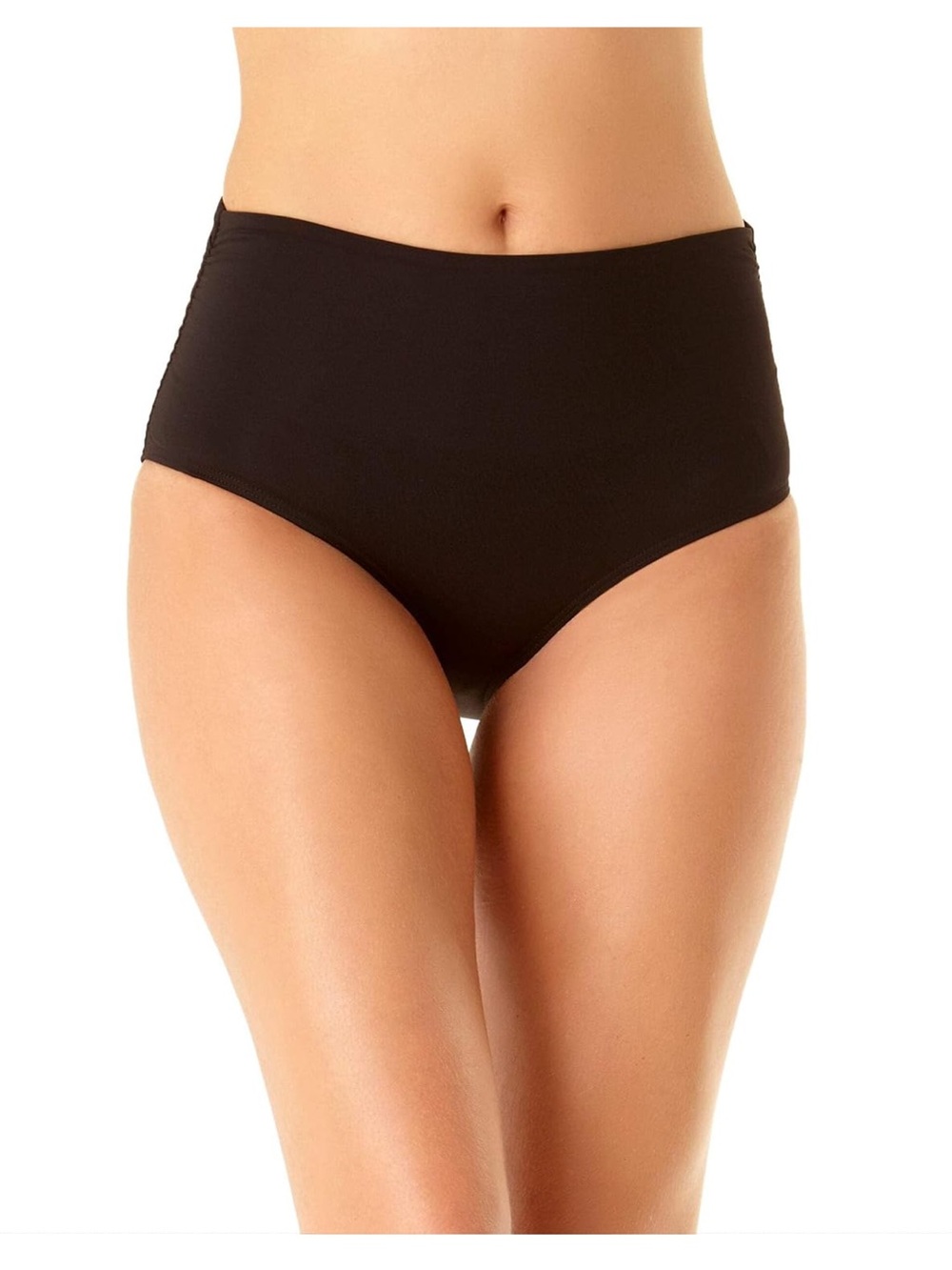 High Waist To Fold Over Shirred Bikini Bottom Swimsuit S 1148/Bb6